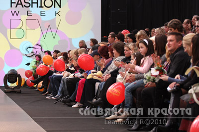 Перед детским модным показом...  на BFW, Минск, 9.10.2010